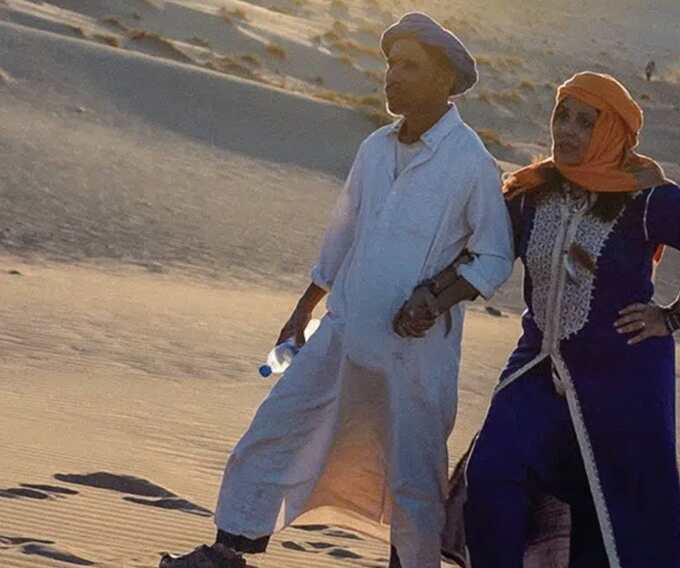 Kintsugi — The Line of Destiny, filmed in Morocco between the Sahara and the Atlas Mountains